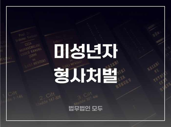 미성년자(소년)의 형사처벌에 대하여