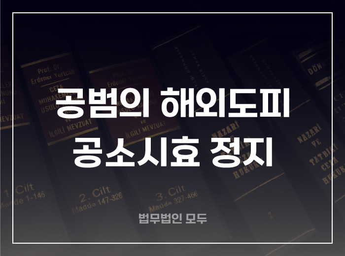 공범의 해외도피와 공소시효의 정지